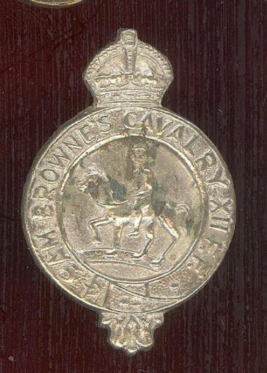 Indian Army Sam Browne's Cavalry head-dress badge