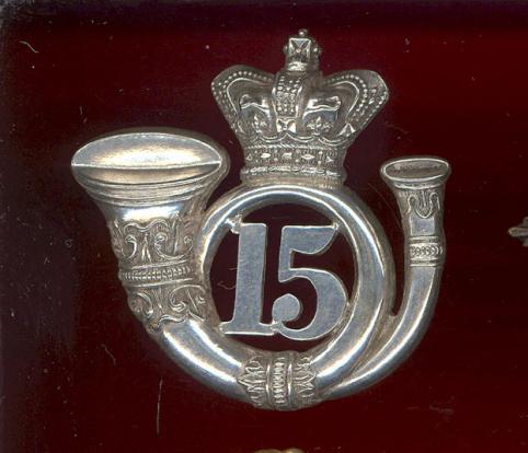 15th Lancashire Rifle Volunteer Corps Victorian Officer's cap badge