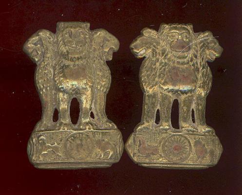 Indian Army Artillery OR's collar badges