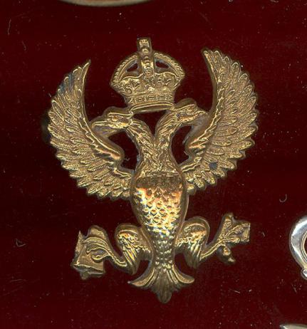 Scottish The Lanarkshire Yeomanry Or's beret badge
