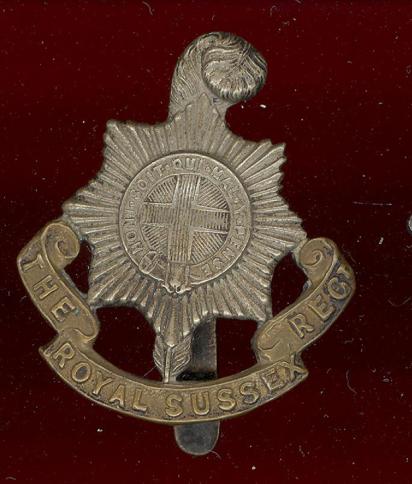 Royal Sussex Regt. OR's cap badge