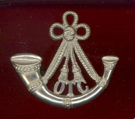 Oxford University O.T.C. Infantry Section cap badge