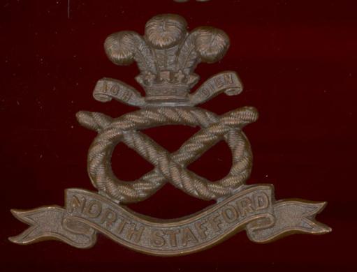 The North Staffordshire Regiment Officer's OSD badge