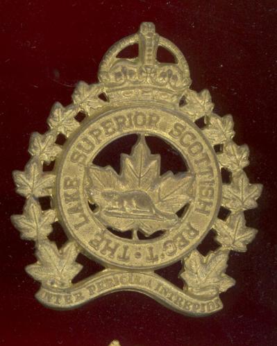 Canadian Lake Superior Scottish glengarry badge