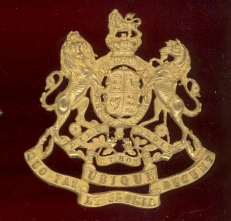 Royal Engineers Victorian  Officer's sketching case badge