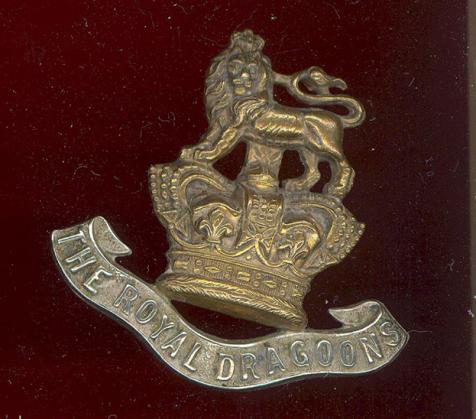 1st Royal Dragoons Victorian OR's cap badge 