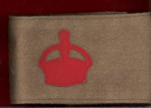 1914 Derby Scheme  WW1 Khaki armband (Ealing)