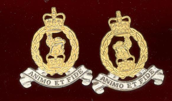 Adjutant General's Corps Officer's collar badges