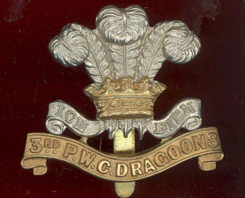 Canadian 3rd P.O.W. Canadian Dragoons cap badge