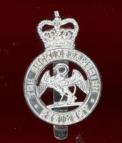 The Buckinghamshire Regiment staybright cap badge