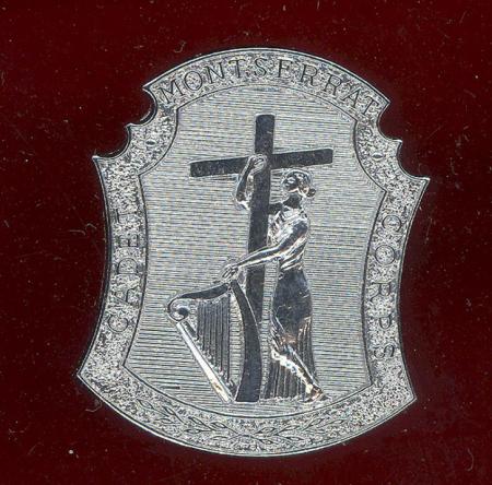 Montseraat Cadet Corps cap badge