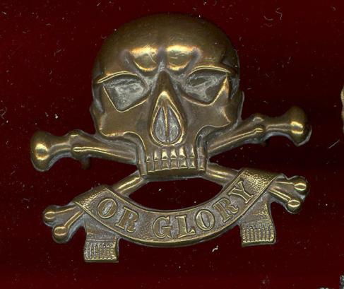 17th Lancers ,Duke of Cambridge's Own WW1 Economy issue OR's cap badge