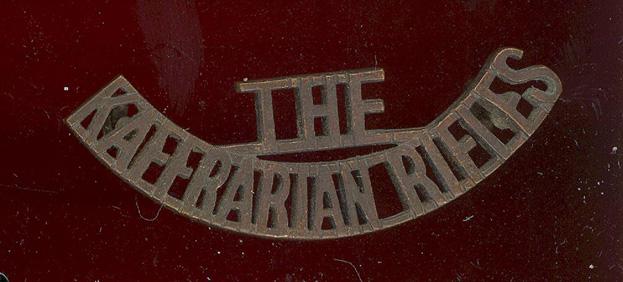 South African The / Kaffrarian Rifles shoulder title