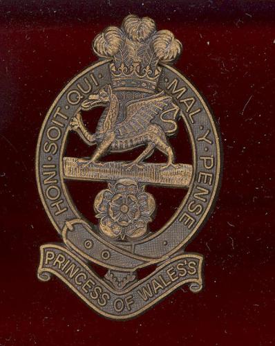 The Princess of Wales's Regiment All Ranks beret badge