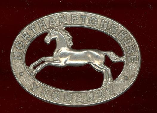 2nd Northamptonshire Yeomanry WW2 cap badge