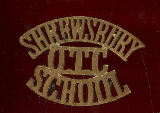 SHREWSBURY / OTC / SCHOOL shoulder title 