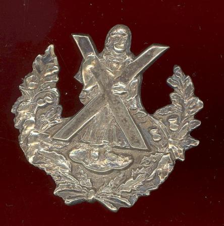 Scottish Q.O. Cameron Highlanders Victorian sporran badge