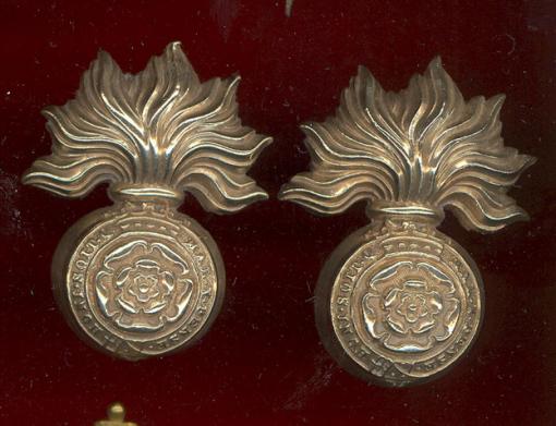 Royal Fusiliers City of London Regt. Victorian OR's collar badges