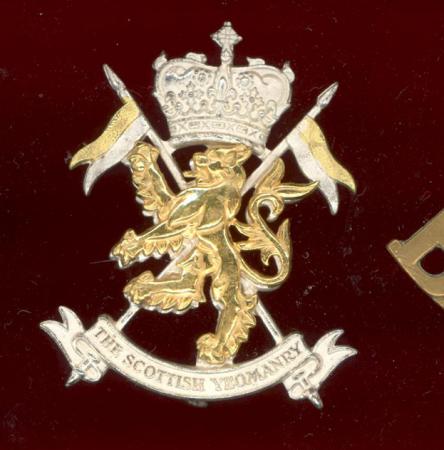 The Scottish Yeomanry Officer's cap badge