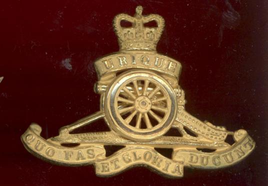 The Royal Artillery Officer's EIIR cap badge