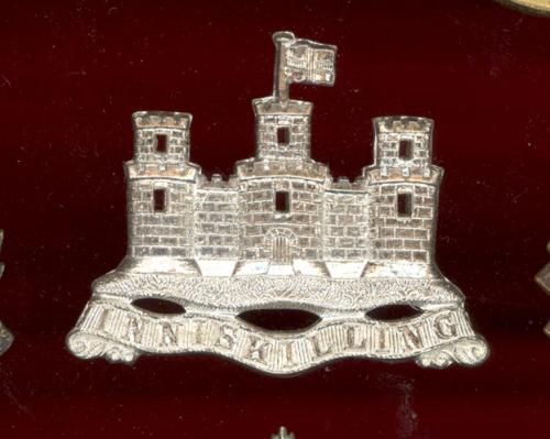 Royal Inniskilling Fusiliers Pipers caubeen badge