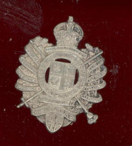 London Rifle Brigade field service cap badge.