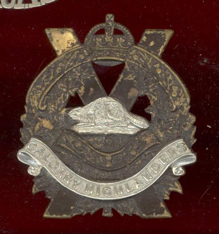 Canadian Calgary Highlanders WW2 glengarry badge