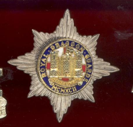 Royal Dragoon Guards Officer's cap badge