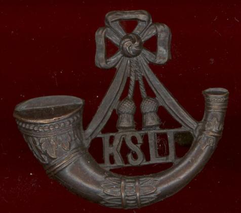 King's Shropshire Light Infantry Officer's OSD cap badge