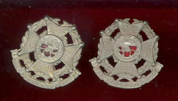 The Border Regt OR's collar badges 