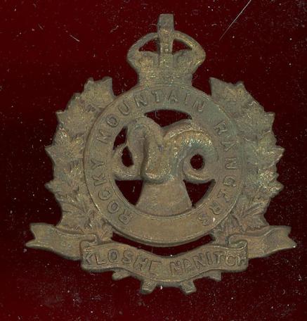 Canadian Rocky Mountain Rangers WW2 cap badge