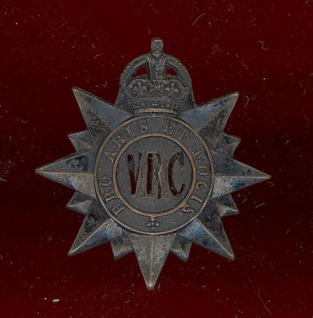 Canadian Militia Victoria Rifles of Canada cap badge