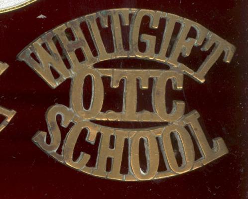 WHITGIFT / OTC / SCHOOL shoulder title