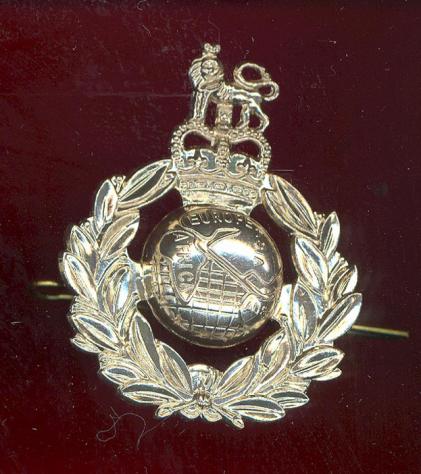 Royal Marines OR's staybright cap badge