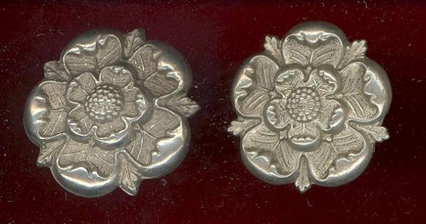 4th West York Militia Victorian collar badges