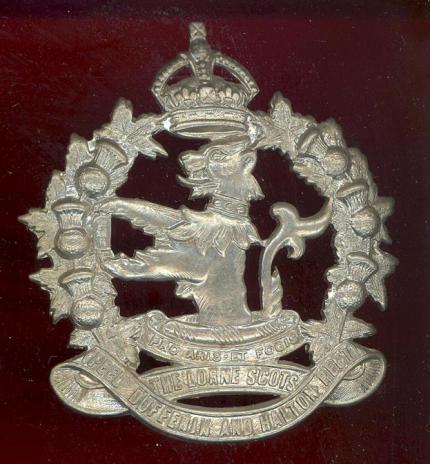 Canadian Lorne Scots, Peel , Dufferin & Halton Regt. glengarry badge