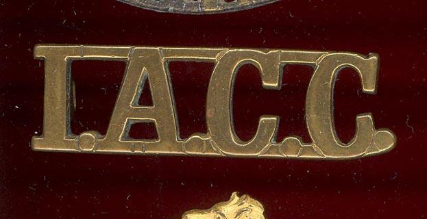 I.A.C.C. Indian Army Corps of Clerks shoulder title