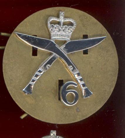 6th Queen Elizabeth's Own Gurkha Rifles Kilmarnock cap badge