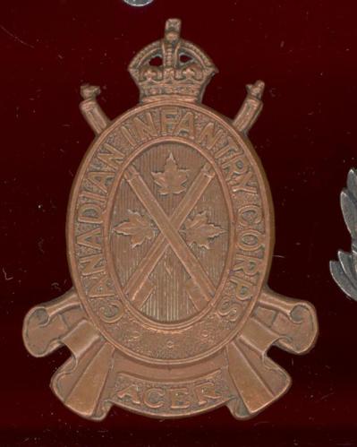 Canadian Infantry Corps cap badge