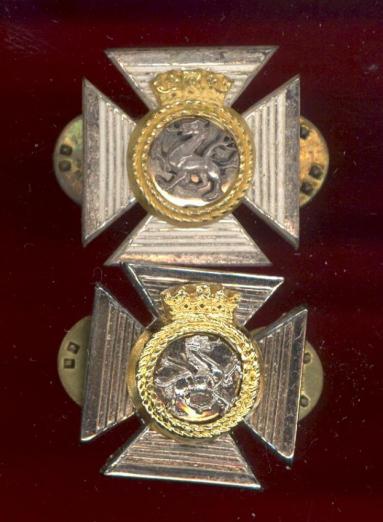 The Duke of Edinburgh's Royal Regiment Officer's collar badges