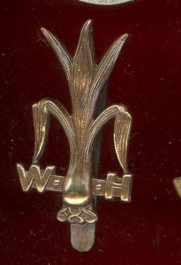 The Welsh Horse Yeomanry WW1 cap badge