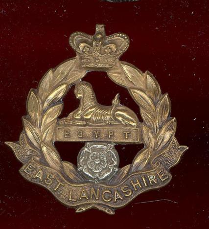 3rd Militia Bn. East Lancashire Regiment Victorian cap badge