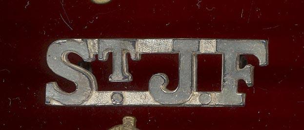 Canadian ST.J.F. St. John Fusiliers Officer's shoulder title