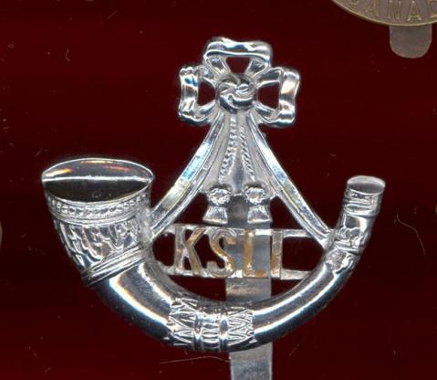 King's Shropshire Light Infantry Regimental Police cap badge