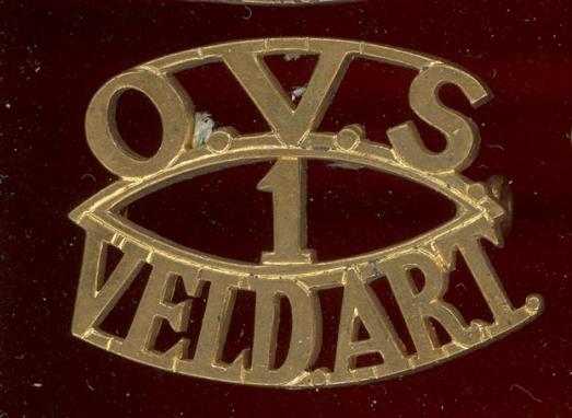  South African O.V.S. / 1 / VELD.ART shoulder title