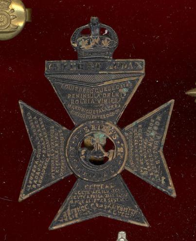 WW1 / WW2 King's Royal Rifle Corps cap badge.