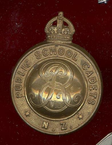 New Zealand Public School Cadets EDVII cap badge