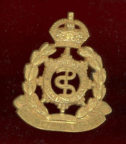 Indian Army Medical Service Officers helmet badge 