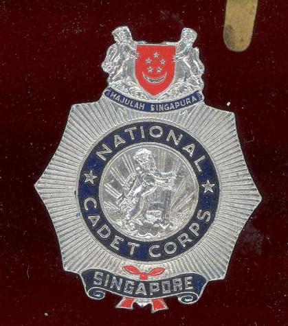 Singapore National Cadet Corps staybright cap badge