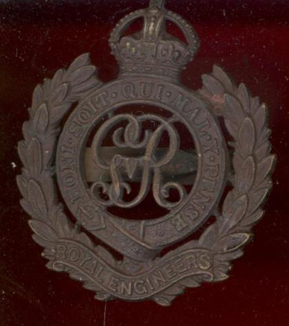 Royal Engineers WW1 Officer's OSD cap badge 